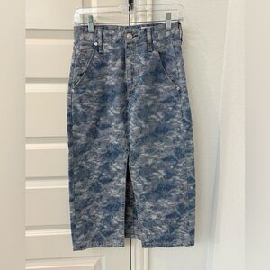 Rag & Bone Light Blue Denim Skirt